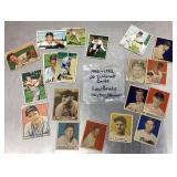 20 vintage baseball cards