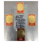4 1965 Topps embossed baseball cards