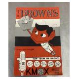 St. Louis Brownï¿½s official scorecard