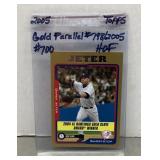 2005 Topps Derek Jeter Gold Parallel baseball card