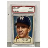 1952 Topps Sam Mele graded baseball card