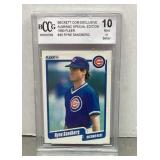 1990 Fleer Ryne Sandberg graded baseball card