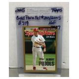 2005 Topps Albert Pujols Gold Parallel card