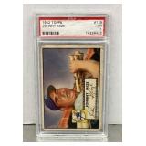 1952 Topps Johnny Mize graded baseball card