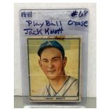 1941 Play Ball Jack Knott baseball card