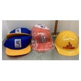 STL Cardinals helmets & Rams hats