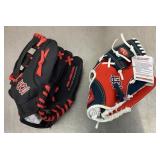2 St. Louis Cardinals youth baseball gloves
