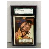 1952 Topps Billy Johnson graded baseball card