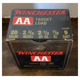 Winchester AA target load 20 gauge --no shipping