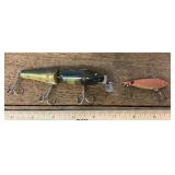 2 vintage fishing lures
