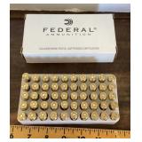 Federal 50 centerfire pistol cartridges