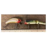 2 vintage fishing lures