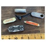 Collection of pocket knives