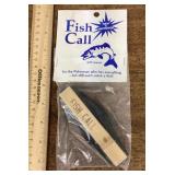 Novelty wooden fish call