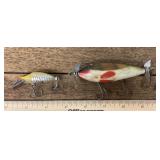 2 vintage fishing lures