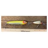 2 vintage fishing lures