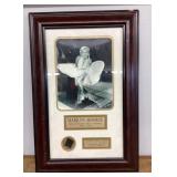 Marilyn Monroe photo print with COA 22 x 15