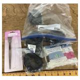 Group of jewelry making supplies