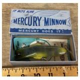 Mercury minnow fishing lure