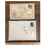 2 German postcards