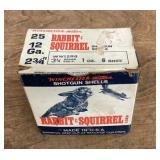 Winchester rabbit & squirrel 12 gauge shells