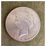 1923 Peace dollar