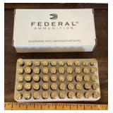 Federal 50 centerfire pistol cartridges