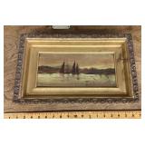 Antique framed painting