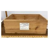 Wooden wine crate