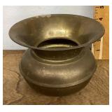English brass spitoon