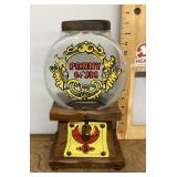 Vintage wooden Penny Gum dispenser
