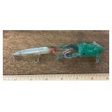 2 vintage fishing lures