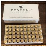 Federal 50 centerfire pistol cartridges