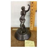 Meriden Brittania silverplate figural centerpiece