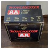 Winchester AA target load 20 gauge --no shipping