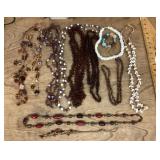 Collection of costume jewelry