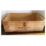 Wooden wine crate