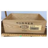 Wooden wine crate