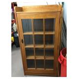 Mission oak style cabinet