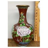 Large cloisonne vase