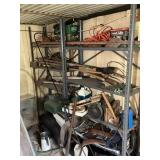 Contents of 2 metal shelves