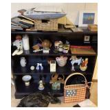 Home decor on shelf
