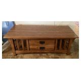 Oak coffee table