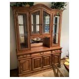 7' lighted cabinet