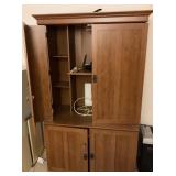Armoire style desk