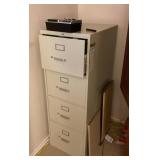 4-drawer metal file cabinet