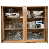 Contents of upper kitchen cabinet