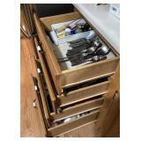 Contents of four kitchen drawers