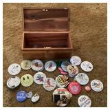 Mini Lane Cedar box with pins