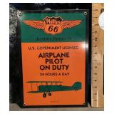 Phillips 66 repro metal sign